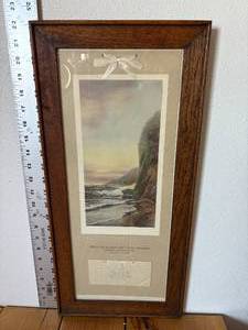 lot 03-C2025 image: 1917 22x10 OldWhiteTiger Oak Framed Middlewest Loan & Trust Company Captial $100,000.00 Valley City, ND
