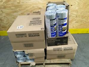 Pallet of 6 Cases of - Everbilt 24 in. x 25 ft. Double Reflective Insulation Staple Tab