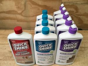 lot 86 image: Lot of 10 Bottles of - Quick Shine Floor Cleaner