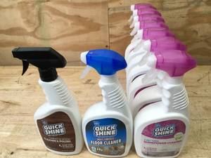lot 87 image: Lot of 9 Bottles of - Quick Shine Floor Cleaner