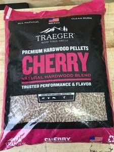 lot 61 image: Traeger Premium Hardwood Pellets Cherry Natural Hardwood Blend