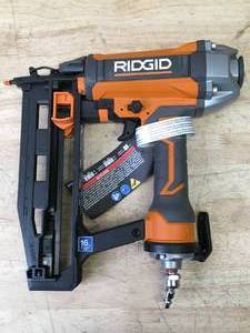 lot 73 image: RIDGID Pneumatic 16-Gauge 2-12 in. Straight Finish Nailer Model # R250SFF3