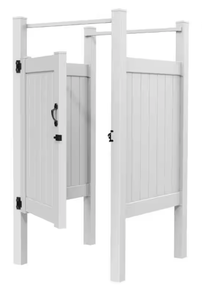 lot 10 image: 4 ft. x 4ft. Vinyl Outdoor Shower Enclosure