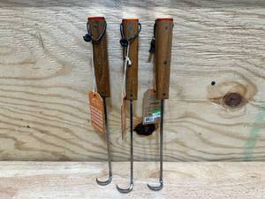 lot 105 image: (3) Traeger Grills BAC533 BBQ Pig Tail Meat Hook Grill Accessory