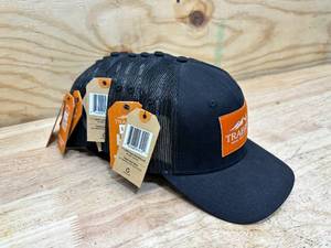 lot 106 image: (7) Traeger Logo Black Curved Brim Hat