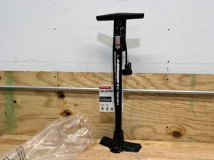 lot 59 image: Schwinn Basic and Air Center Floor Bike Pump, Up to 120 Max PSI