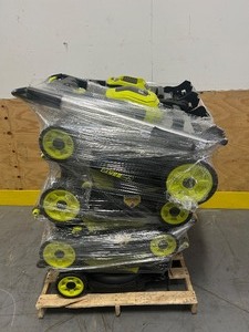 lot 6A image: Pallet of Untested Store Return Lawn Mowers