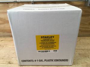 lot 135 image: Case of Stanley Concrete and Degreaser Wash Professional Grade Pressure Washer Detergent