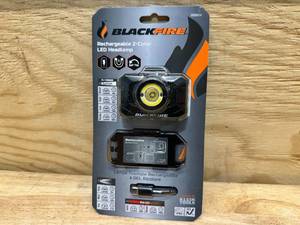 lot 174 image: Blackfire Rechargeable 2-Color LED Headlamp 04242510