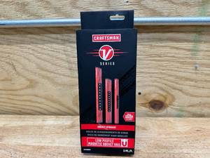 lot 177 image: 3pc V-Series Magnetic Orange Socket Rails 04242512