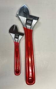 lot 184 image: Proto 2 Piece Cushion Grip Adjustable Wrench Set 04242510