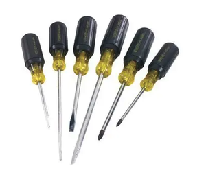 lot 175 image: Stanley 8 Piece Screwdriver Set with Round and Square Shank, with Phillips 04242510