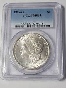 1898-O MS65 PCGS Morgan Dollar