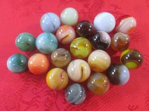 lot 2 image: (FS) 20 West Virginia Jabo Marbles ...