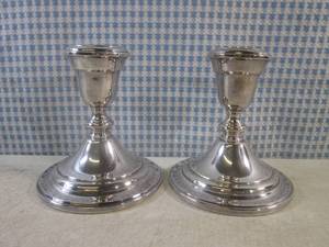 lot 39 image: (EC1) Pair of Gorham EP  YC3000  5...