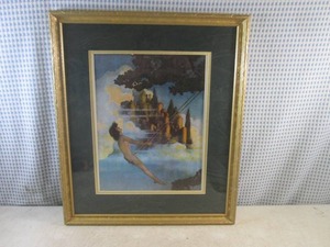 lot 54 image: (A-4) Framed Maxfield Parrish The ...
