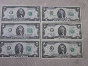 lot 61 image: (CNTR) 6 Uncirculated Sequential US...