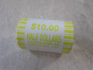 lot 69 image: (CNTR) Unopened Fed Roll Kennedy Ha...