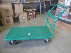 lot 76 image: (FRNT) Platform Truck  Cart  Trol...