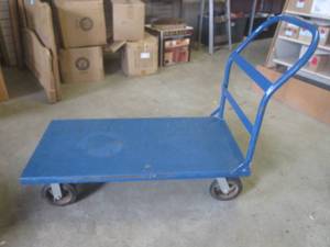 lot 77 image: (FRNT) Platform Truck  Cart  Trol...