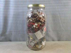 lot 78 image: (EC1) Large Jar Full of Fashion Jew...