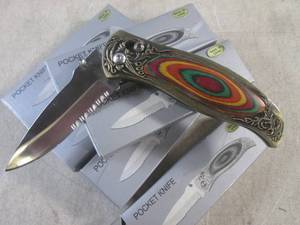 lot 121 image: (BSB) 6 New In Box Folding Knives 8...