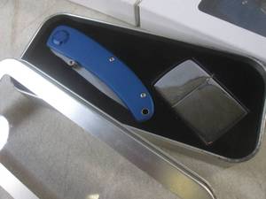 lot 127 image: (BS) 5 Folding Knife  Lighter Sets...