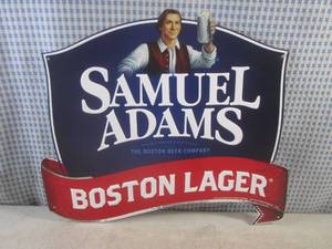 lot 158 image: (G-1) Samuel Adams Boston Lager Tin...