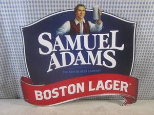 lot 159 image: (G-1) Samuel Adams Boston Lager Tin...