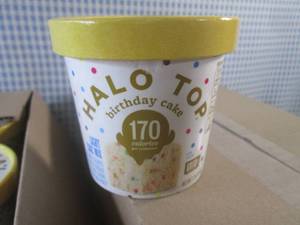 lot 191 image: (C-1) 24 Halo Top Birthday Cake Lig...