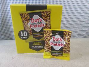 lot 201 image: (B-3) 10 Bags of Dots Honey Mustar...