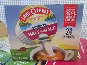 lot 216 image: (C-1) 12 Boxes of 24 Half and Half ...
