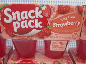 lot 219 image: (B-3) 6 - 4-Cup Packs Snack Pack St...