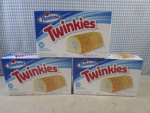 lot 225 image: (B-2) 3 Boxes of Hostess Twinkies P...