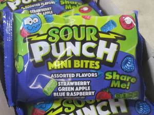 lot 227 image: (B-1) 12 Bags of Sour Punch Assorte...