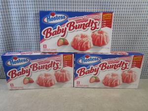 lot 234 image: (B-3) 3 Boxes of Hostess Strawberry...