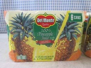lot 240 image: (B-2) 2 - 6-Packs of Del Monte Pine...