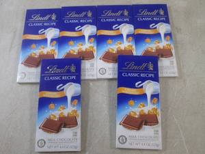 lot 254 image: (B-1) 6 Lindt Classic Recipe Carame...