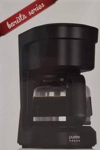 lot 3 image: Puree Barista Series  5 - Cup Drip Coffee Maker - Black NEW (View Photos)