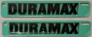 lot 17 image: Chevy Duramax Badge Emblems - Black (2) (View Photos)