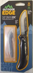Outdoor Edge 3.0" Onyx EDC * NEW (View Photos)