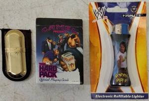 lot 19 image: Lighters & a Deck of Cards (View Photos)