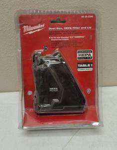 lot 56 image: Milwaukee M12 HAMMERVAC Dust Box, Filter & Lid