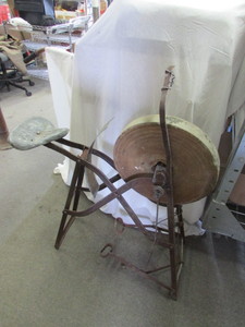 lot 9 image: Vintage Grinding Wheel