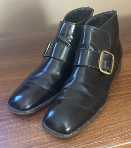 lot 204 image: Black Leather Monk Strap Dress Shoes by Nunn Bush