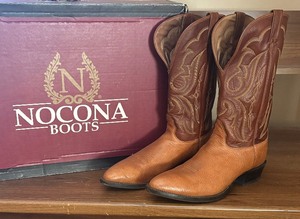 lot 212 image: Nocona Redwood Cowboy Boots