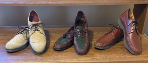 lot 353A image: Three Pairs of Size 13 Mens Shoes by E.T. Wright and Vibram