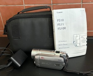 lot 217 image: Canon Digital Video Camera Model FS10
