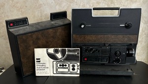 lot 231 image: GAF Automatic Threading Dual 8 Movie Projector Model 2788Z