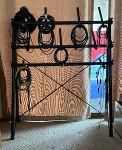 lot 45 image: Keyboard Stand with Various Music Related Cables